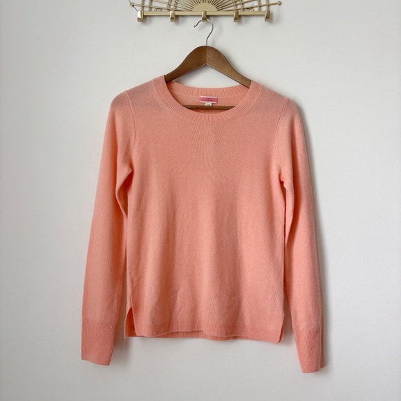 J.Crew Cashmere Crew Neck Sweater Small Peach NEW NWT - Picture 2 of 9
